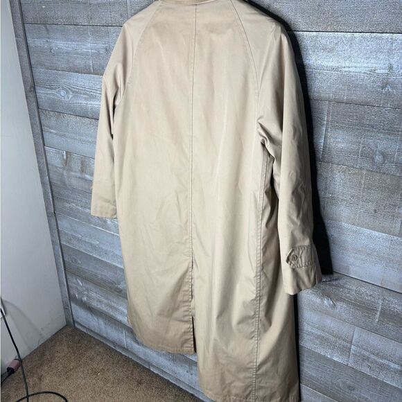 London Fog size 16 vintage main coats beige fur lined trench coat - Picture 4 of 8